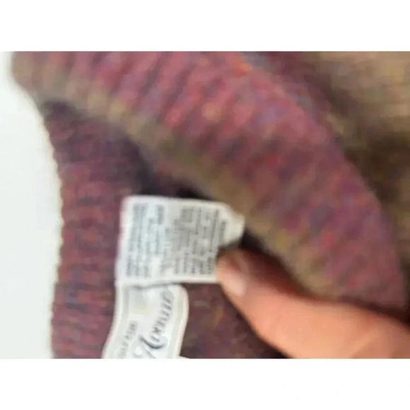 Vintage Made For Saks Fifth Avenue Striped Lambs Wool/Rabbit Hair/Angora Sweater - Picture 13 of 14